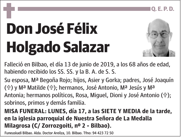 José Félix Holgado Salazar