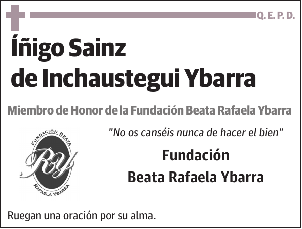 Íñigo Sainz de Inchaustegui Ybarra