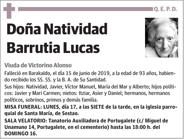 Natividad Barrutia Lucas