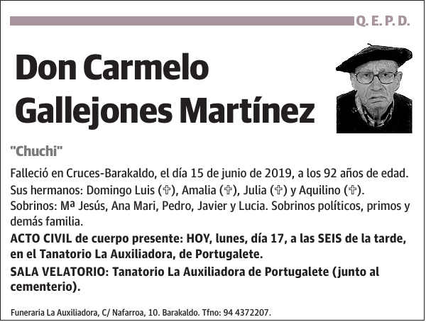 Carmelo Gallejones Martínez