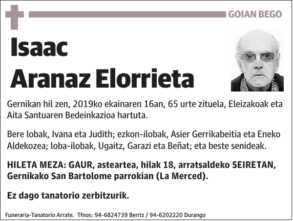 Isaac Aranaz Elorrieta