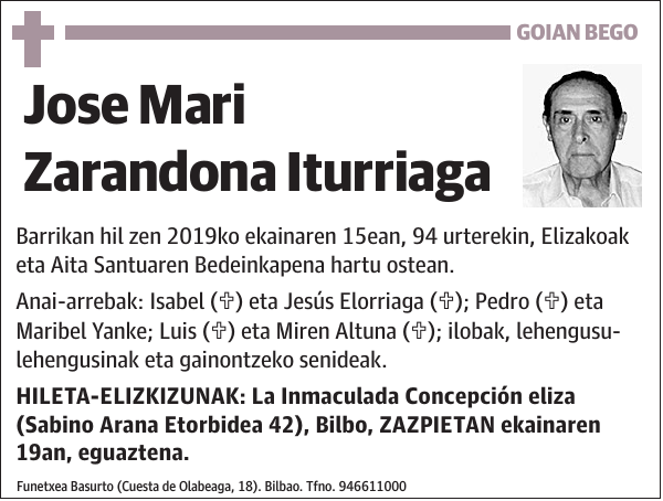 Jose Mari Zarandona Iturriaga