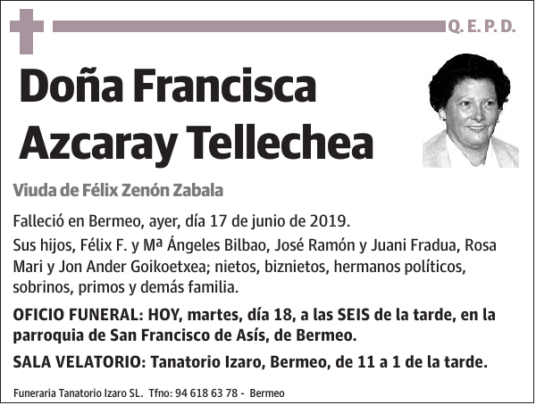 Francisca Azcaray Tellechea