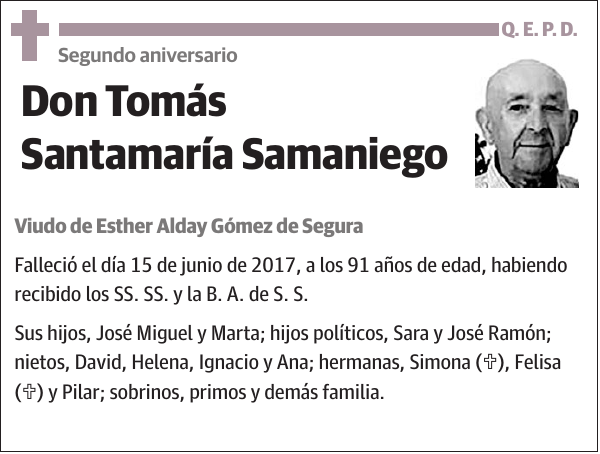 Tomás Santamaría Samaniego