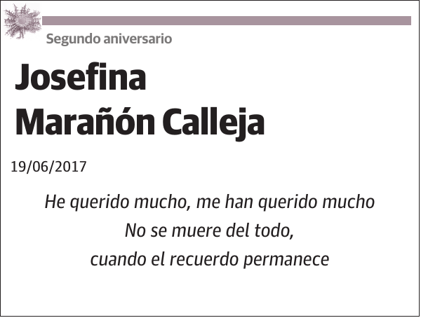 Josefina Marañón Calleja