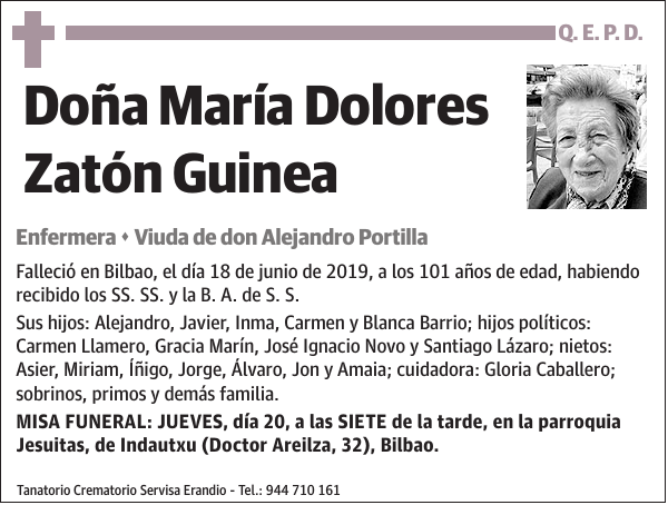 María Dolores Zatón Guinea