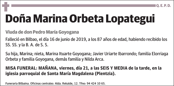 Marina Orbeta Lopategui