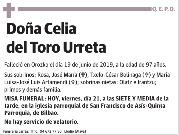 Celia del Toro Urreta