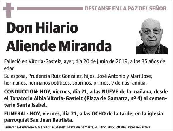 Hilario Aliende Miranda