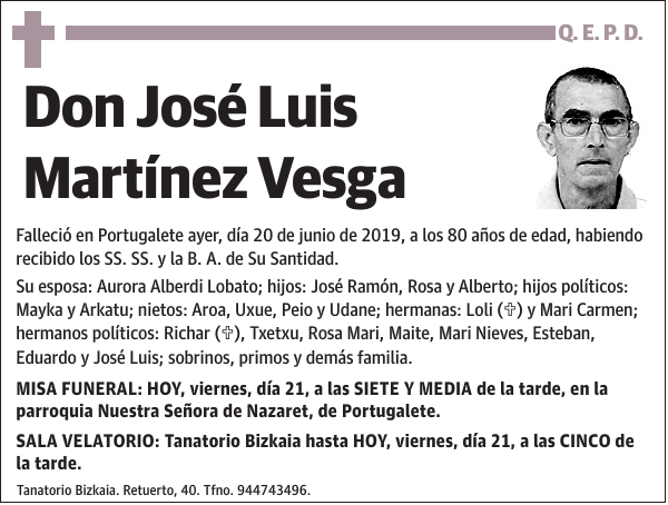 José Luis Martínez Vesga