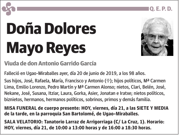 Dolores Mayo Reyes