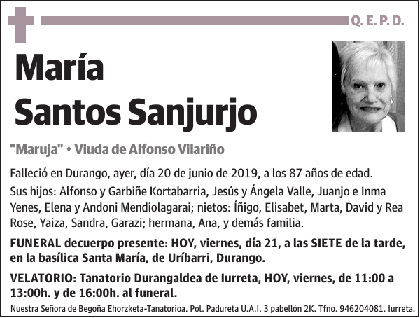 María Santos Sanjurjo