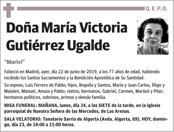 María Victoria Gutiérrez Ugalde