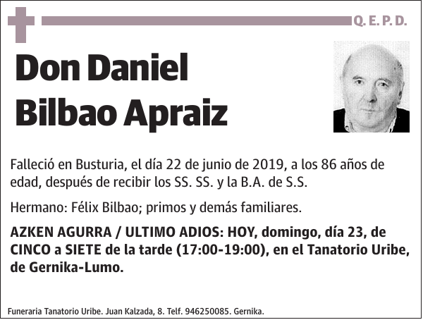 Daniel Bilbao Apraiz