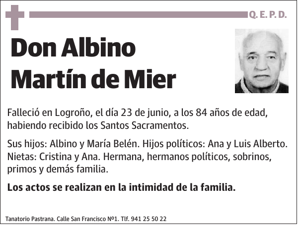 Albino Martín de Mier