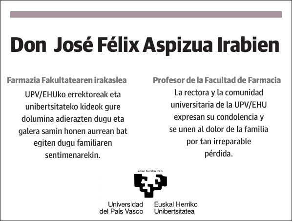 José Félix Aspizua Irabien