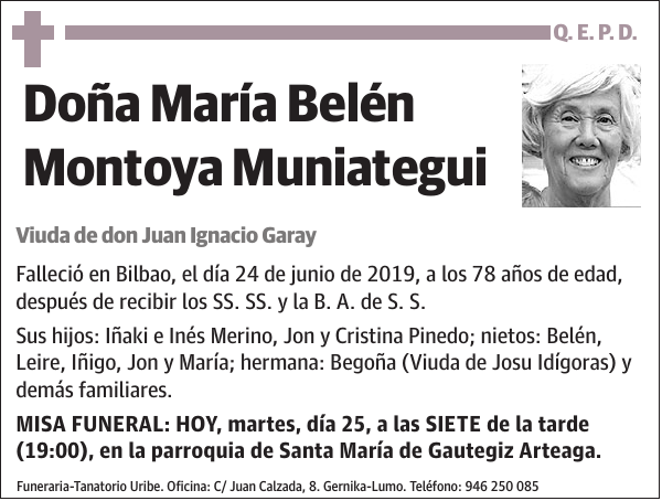 María Belén Montoya Muniategui