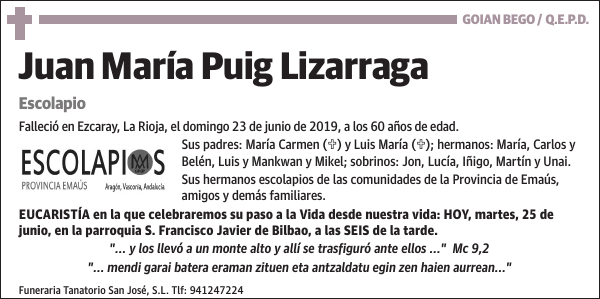 Juan María Puig Lizarraga