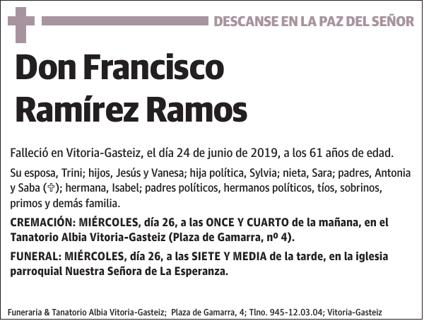 Francisco Ramírez Ramos