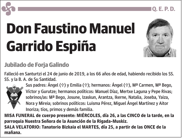 Faustino Manuel Garrido Espiña