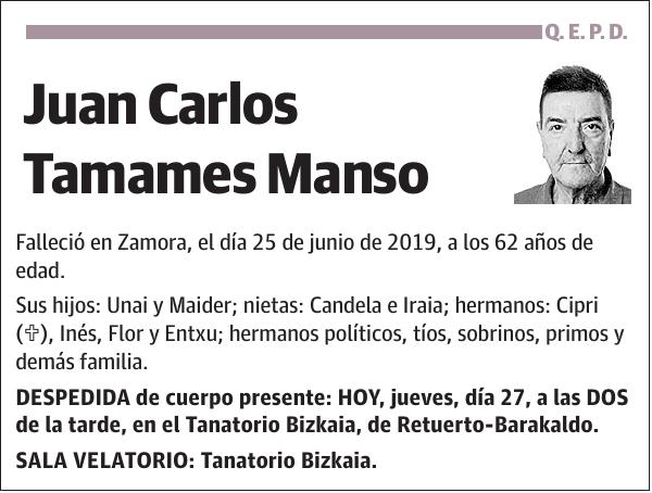 Juan Carlos Tamames Manso