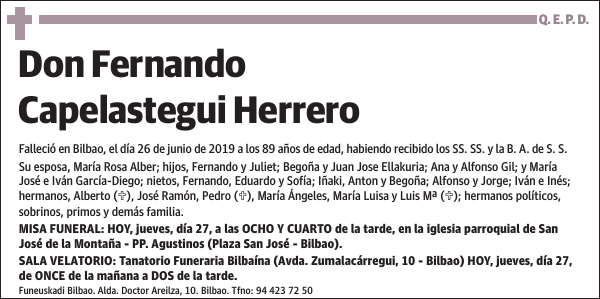 Fernando Capelastegui Herrero