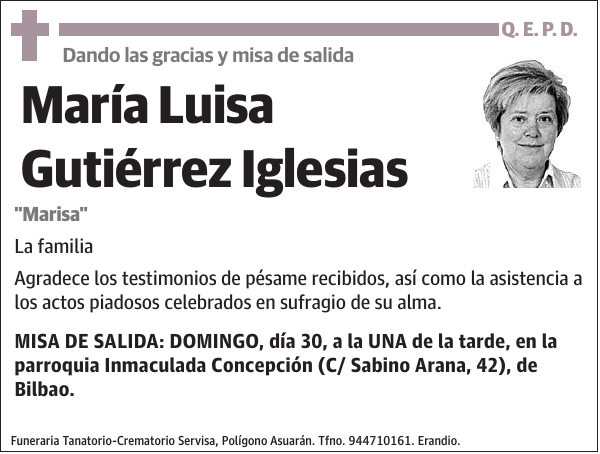 María Luisa Gutiérrez Iglesias