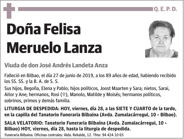 Felisa Meruelo Lanza