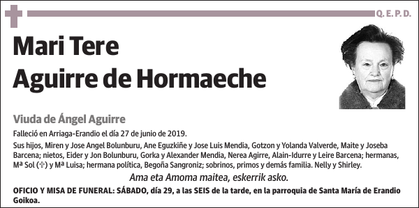 Mari Tere Aguirre de Hormaeche