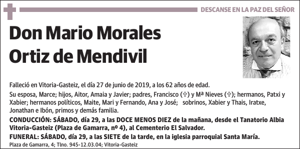 Mario Morales Ortiz de Mendivil