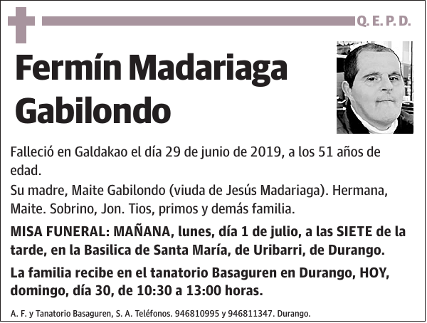 Fermín Madariaga Gabilondo