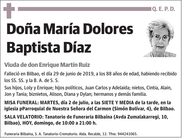 María Dolores Baptista Díaz