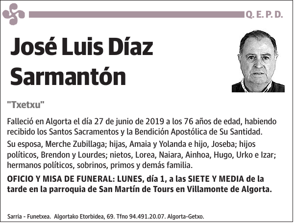 José Luis Díaz Sarmantón