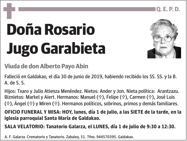 Rosario Jugo Garabieta