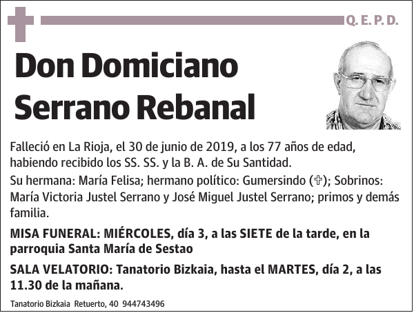 Domiciano Serrano Rebanal