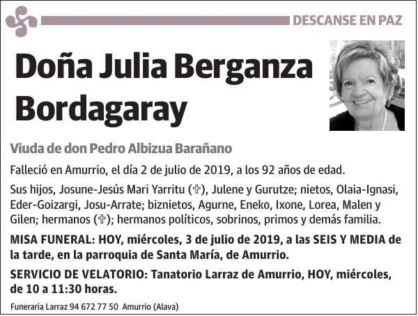 Julia Berganza Bordagaray