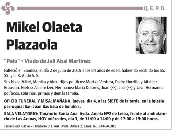 Mikel Olaeta Plazaola