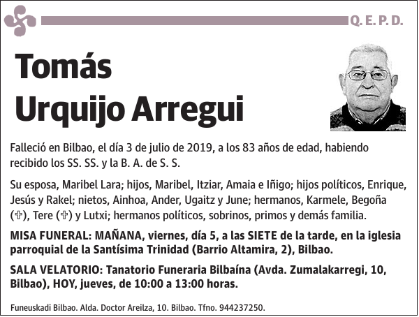 Tomás Urquijo Arregui