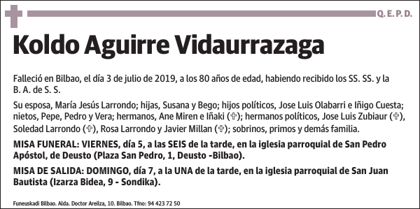 Koldo Aguirre Vidaurrazaga