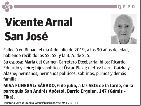 Vicente Arnal San José