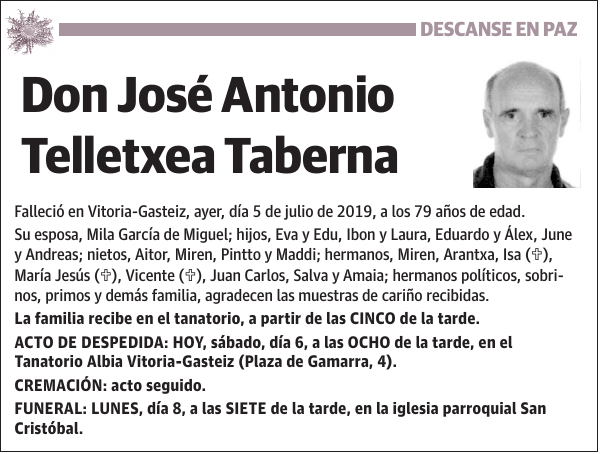 José Antonio Telletxea Taberna