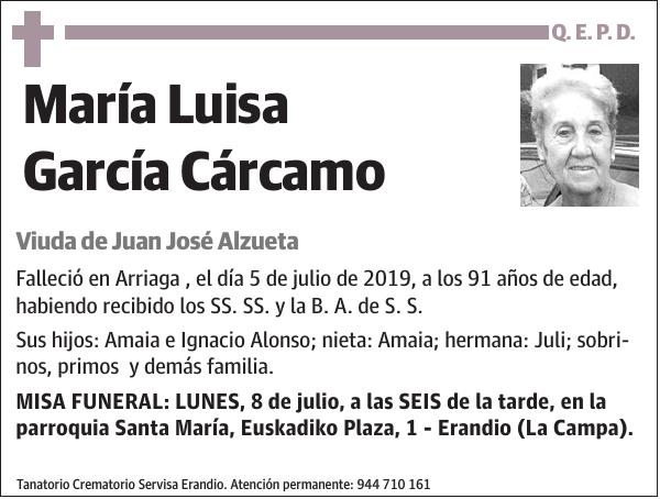 María Luisa García Cárcamo