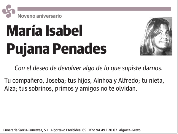 María Isabel Pujana Penades