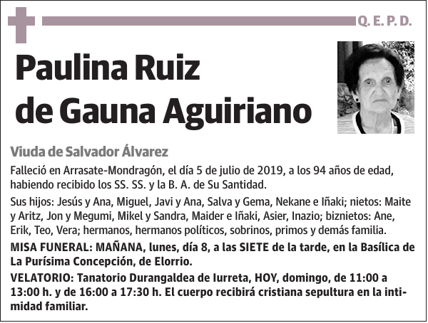 Paulina Ruiz de Gauna Aguiriano