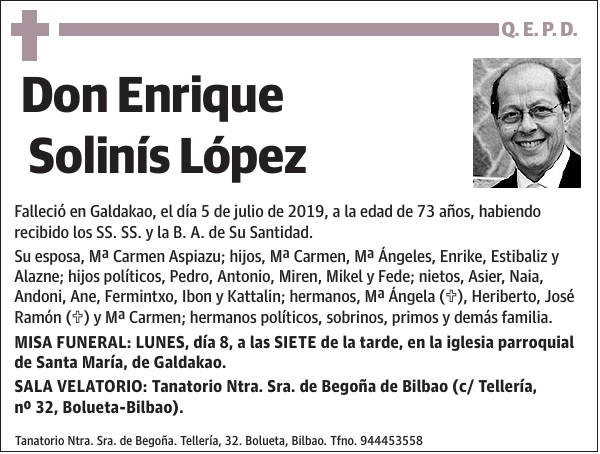 Enrique Solinís López