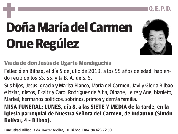 María del Carmen Orue Regúlez