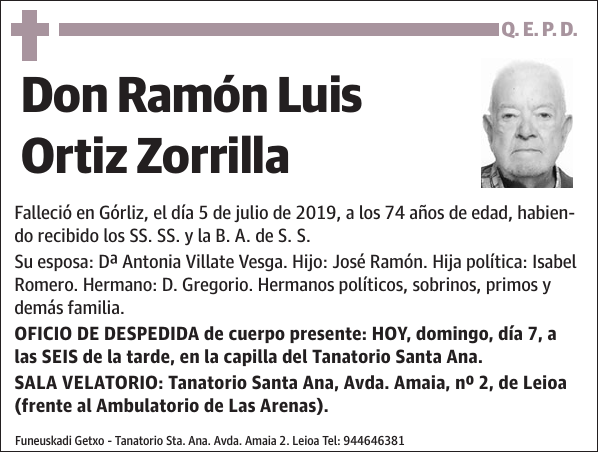 Ramón Luis Ortiz Zorrilla