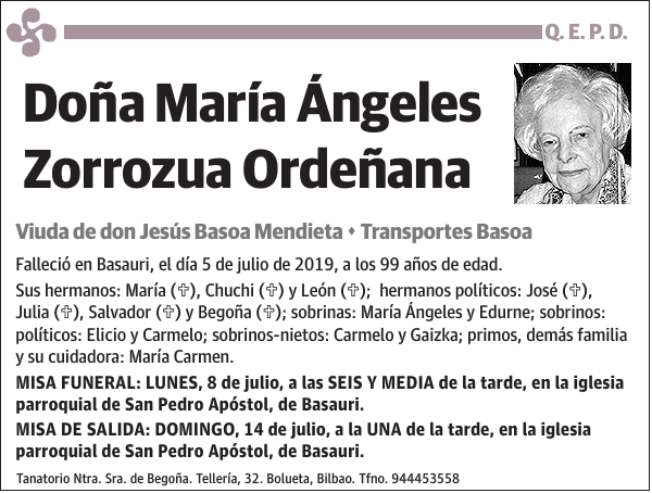 María Ángeles Zorrozua Ordeñana