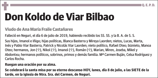 Koldo de Viar Bilbao