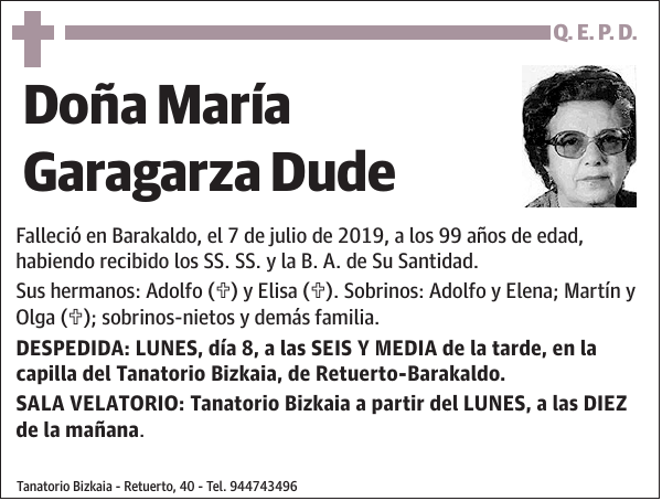 María Garagarza Dude